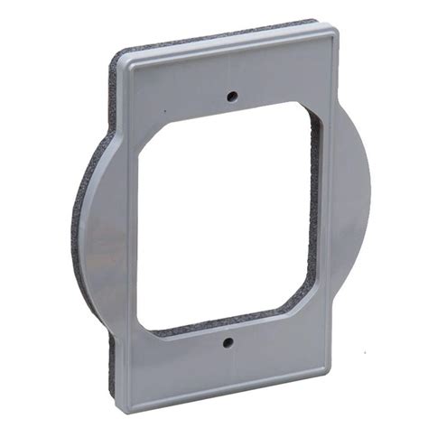 rectangular to round electrical box adapter|single gang to round adapter.